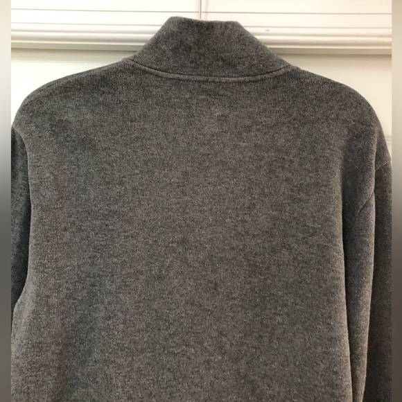 Men’s J. Crew French Rib Half-Zip Sweatshirt Sweater Top with Pockets - Picture 11 of 16